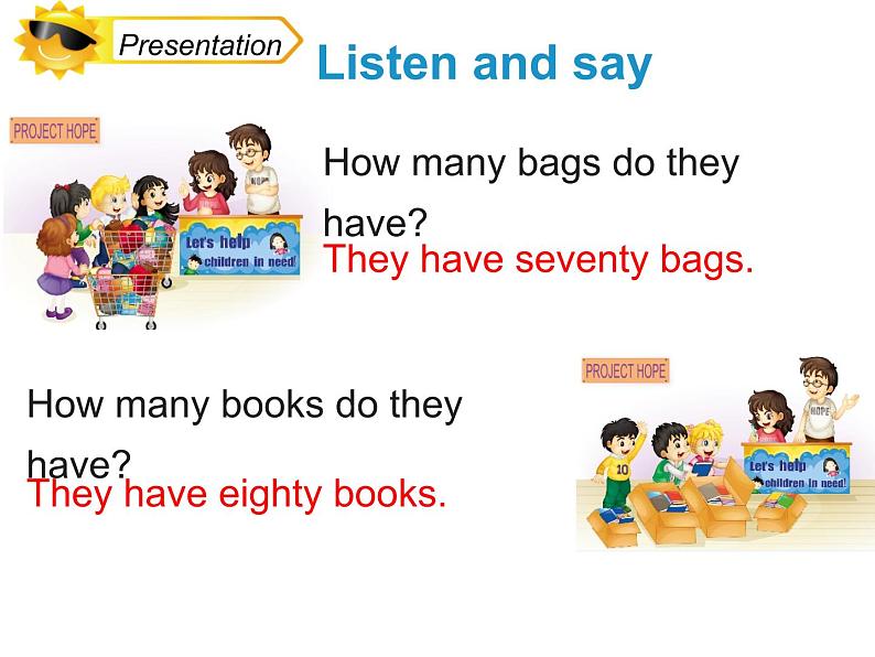 人教精通版小学英语四下 Unit2 There are forty students in our class.(Lesson10) 课件第8页