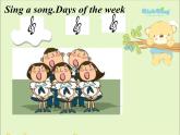 人教精通版小學(xué)英語四下 Unit4 There are seven days in a week.(Lesson23) 課件