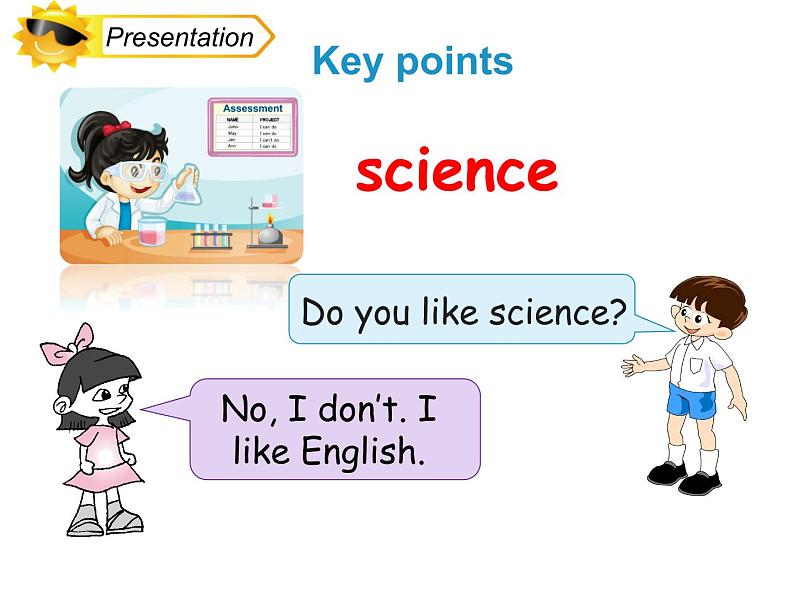 人教精通版小学英语四下 Unit3 What subject do you like best？(Lesson16) 课件第5页