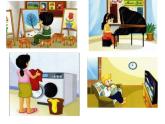 人教精通版小學(xué)英語五下 Unit6 We are watching the games.(Lesson31) 課件