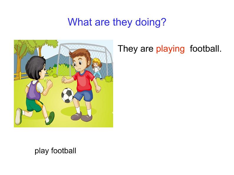 人教精通版小学英语五下 Unit6 We are watching the games.(Lesson32) 课件04