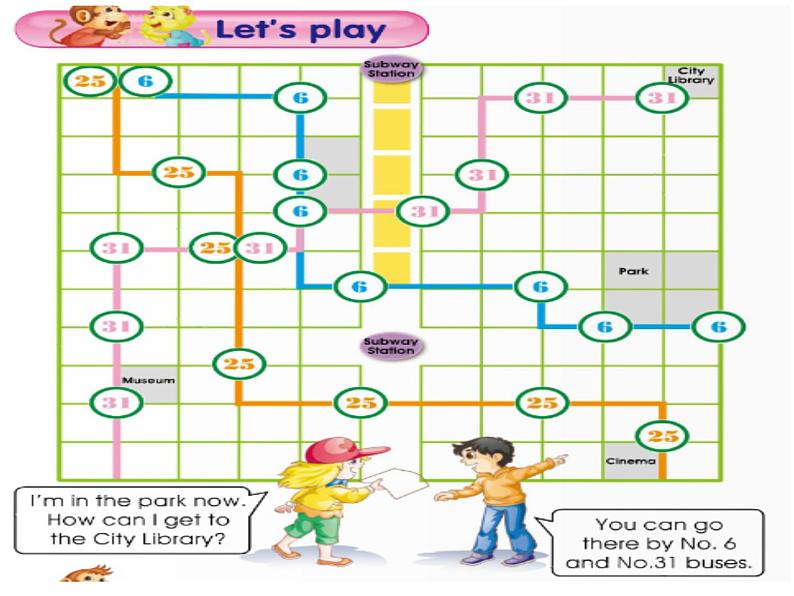 人教精通版小学英语六下 Unit2 There is a park near my home.(Lesson11) 课件06