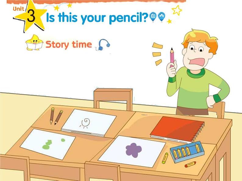 译林版小学英语三下 Unit3 Is this your pencil？(第1课时) 课件第1页