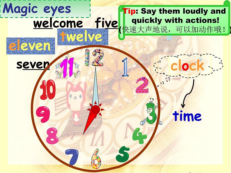 译林版小学英语三下 Unit6 What time is it？(第1课时) 课件03