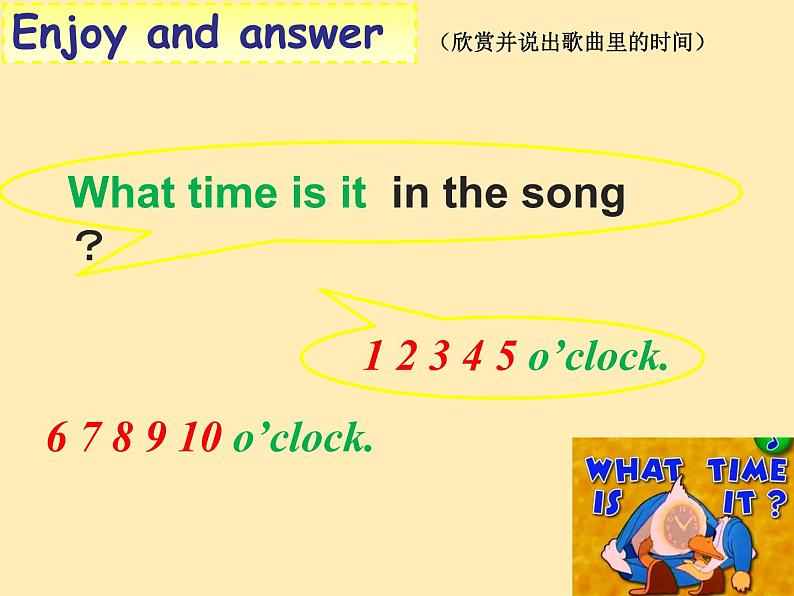 译林版小学英语三下 Unit6 What time is it？(第1课时) 课件04