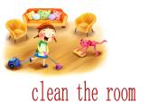 人教精通版小学英语五下 Unit5 I'm cleaning my room.(Lesson27) 课件