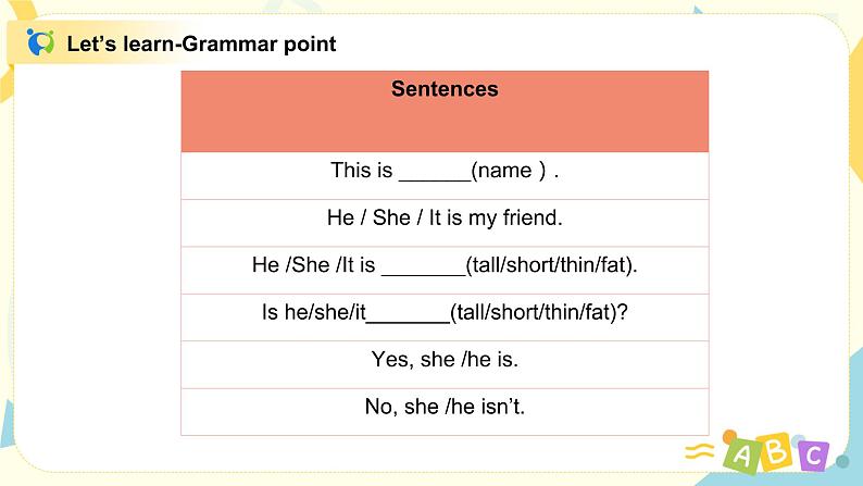 Unit 4 《My friend》 Period 3 课件PPT+教案+练习03
