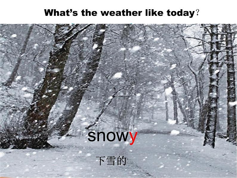 北师大版五下英语 Unit11 Weather Lesson1 课件08