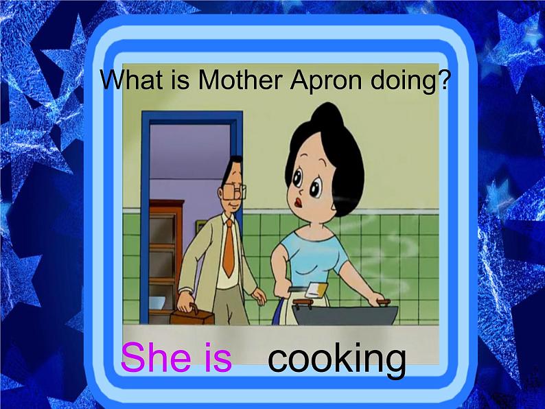 陕旅版小学英语四下 Unit2 I'm cooking in the kitchen partB 课件08