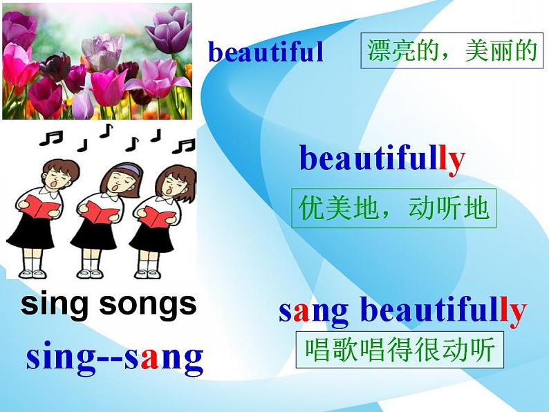 外研版（三起）小学英语四下 M8 U1 They sang beautifully. 课件06