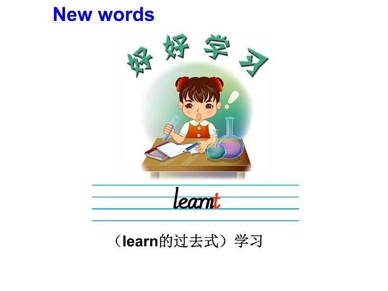 外研版（三起）小学英语五下 M2 U1 She learnt english. 课件第5页