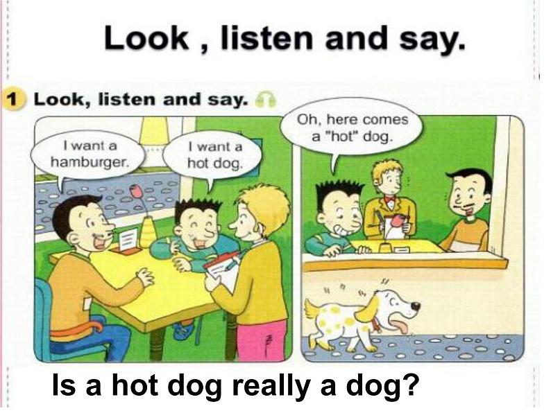 外研版（三起）小学英语六下 Module1 Unit1 I want a hot dog,please. 课件05