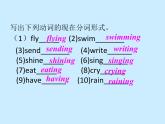 外研版（三起）小学英语六下 Module3 Unit2 The cows are drinking water. 课件