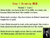 外研版（三起）小学英语六下 Module7 Unit2 She couldn't see or hear. 课件