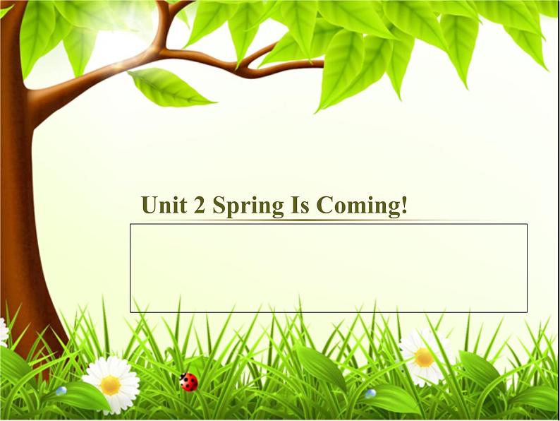 陕旅版小学英语五下 Unit2 Spring Is Coming！partA 课件第1页