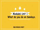Module 6  Unit 1 What do you do on Sundays？  课件PPT+音视频素材