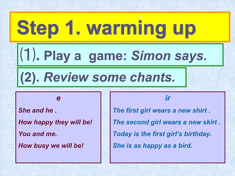 人教精通版小学英语五下 Unit5 I 'm cleaning my room.(Lesson26) 课件第2页