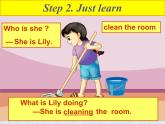 人教精通版小學英語五下 Unit5 I'm cleaning my room.(Lesson26) 課件