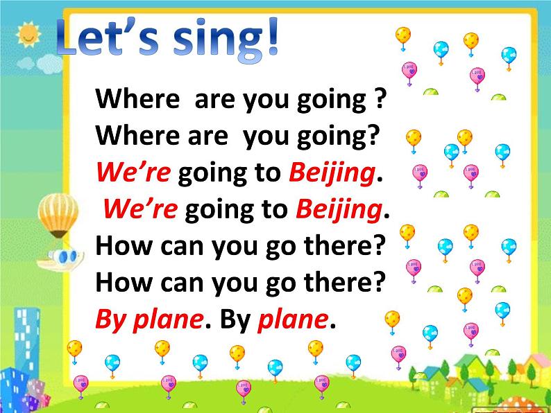 人教精通版小学英语六下 Unit3 We are going to travel.(Lesson14) 课件03