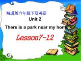 人教精通版小学英语六下 Unit2 There is a park near my home.(Lesson7) 课件