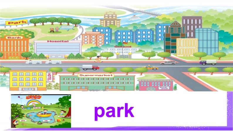 人教精通版小学英语六下 Unit2 There is a park near my home.(Lesson8) 课件03