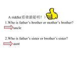 人教精通版小学英语三下 Unit3 This is my father.(Lesson17) 课件