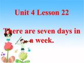 人教精通版小学英语四下 Unit4 There are seven days in a week.(Lesson22) 课件