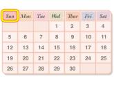 人教精通版小學(xué)英語(yǔ)四下 Unit4 There are seven days in a week.(Lesson22) 課件