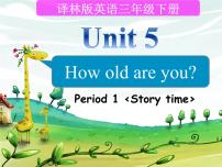 新版-牛津译林版三年级下册Unit  5  How old are you?教案配套课件ppt