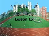 人教（精通）版五年级英语下册课件 unit 3 lesson15