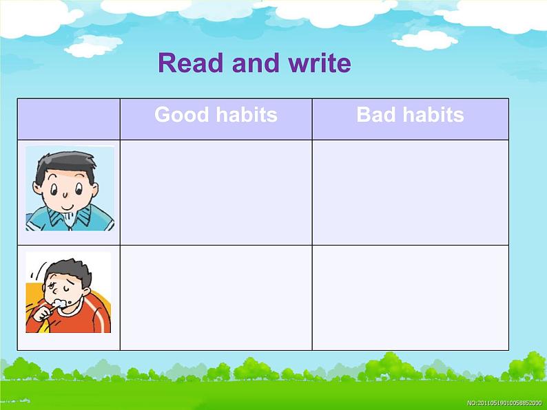 译林版小学英语六下 Unit2 Good habits(第1课时) 课件第4页