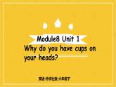 Module 8 Unit 1　Why do you have cups on your heads？  课件PPT+练习课件+音视频素材