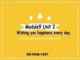 Module 9 Unit 2　Wishing you happiness every day.  课件PPT+练习课件+音视频素材