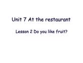 北师大版四下英语 Unit7 At the restaurant Lesson2 课件