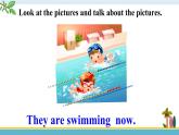 外研版（三起）小学英语六下 Module3 Unit2 The cows are drinking water.  课件