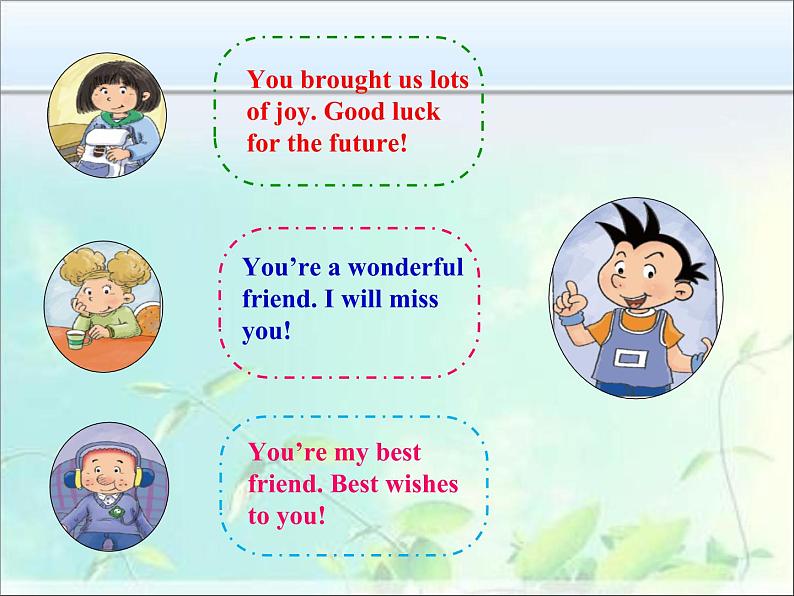 外研版（三起）小学英语六下 Module9 Unit2 Wishing you happiness every day. 课件03