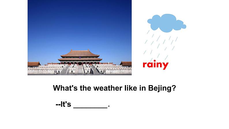 陕旅版小学英语五下 Unit5 What's the Weather like Today？ partA 课件05