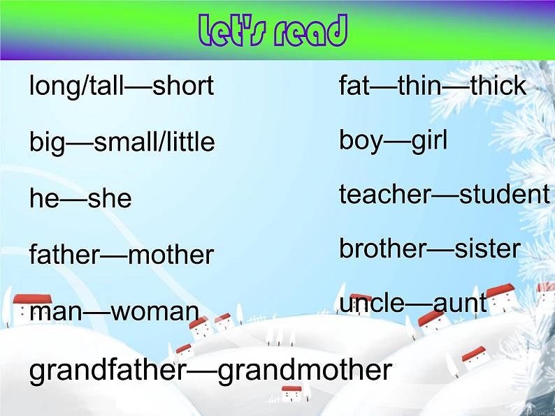 【人教pep版】小学三下英语：Recycle 1全套ppt教学课件02