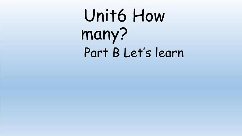 【人教pep版】小学三下英语：Unit 6全套ppt教学课件01