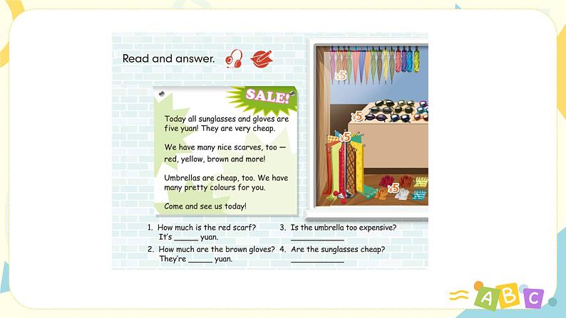 人教版PEP英语四年级下册Unit6 Shopping Part B 第三课时课件+教案+习题+视频+音频08