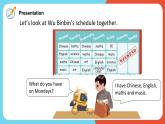 Unit2 My week Part A Let's learn课件+教案