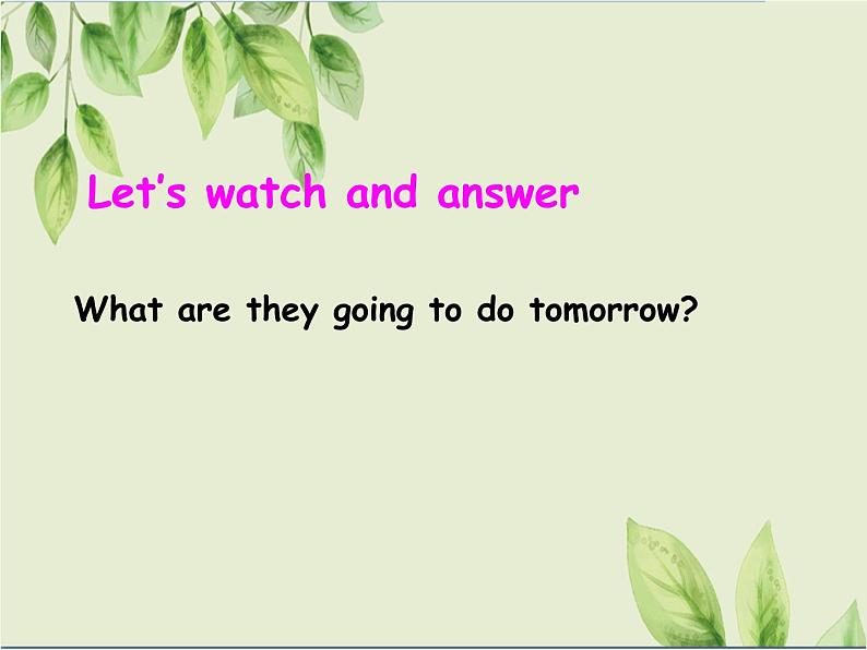 PEP 六年级英语上册 Unit 3  Part A 第1课时 课件+教案+练习含答案+素材07