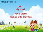人教PEP版四年级英语下册《Unit 1 Part B 第三课时》课堂教学课件PPT