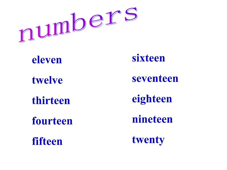 人教精通版小学英语四下 Unit2 There are forty students in our class.(Lesson7) 课件第7页