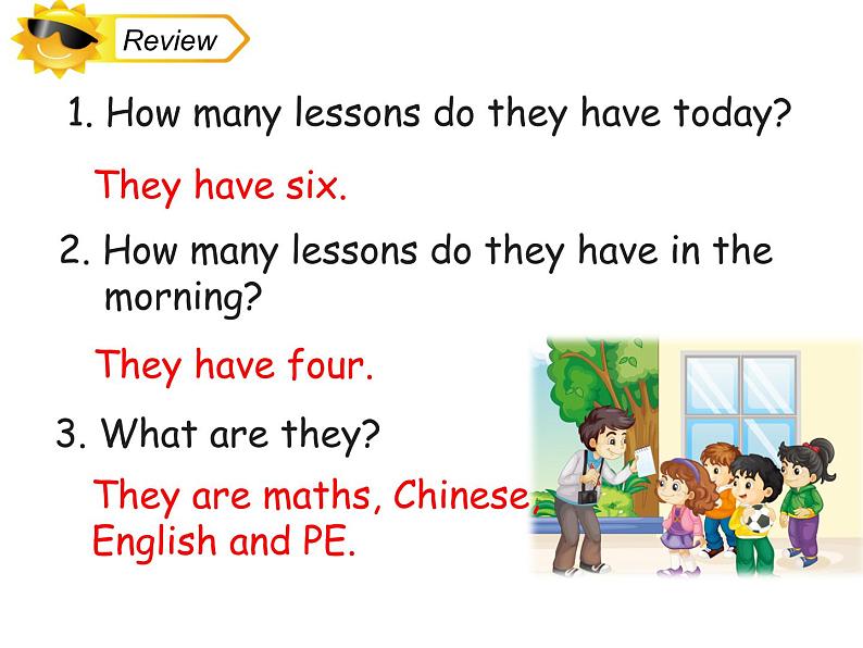 人教精通版小学英语四下 Unit3 What subject do you like best？(Lesson14) 课件第2页