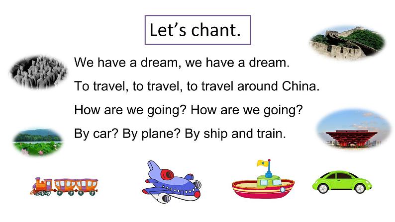 人教精通版小学英语六下 Unit3 We are going to travel.(Lesson14) 课件03