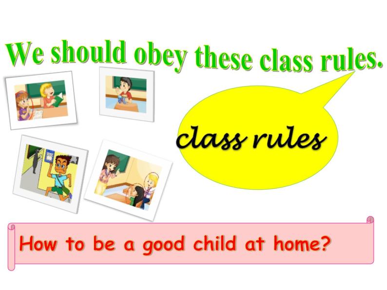 人教精通版小学英语五下 Unit3 We should obey the rules.(Lesson16) 课件03