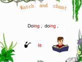 人教精通版小學(xué)英語五下 Unit6 We are watching the games.(Lesson32) 課件