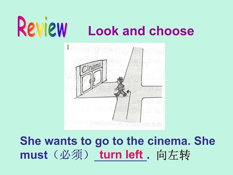 译林版小学英语五下 Unit3 Asking the way(第1课时) 课件03