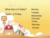 北师大版五下英语 Unit7 Days of the week Lesson2 课件